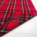 Klassische rote Scotch-Färbung Damenkleider aus Kettgewebe